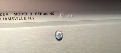 Moog-Minimoog with MIDI and red makeover